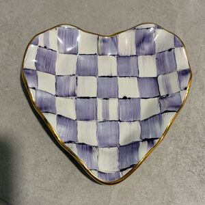 MacKenzie-Childs Fluted Heart Plate